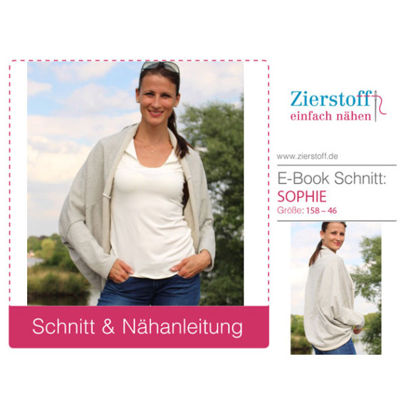 E-Book - Bolero, legere Jacke „SOPHIE“, Gr. 158 – Damengr. 46